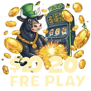 pngtree cartoon facebook with bull in green hat exploding glowing dollars png image